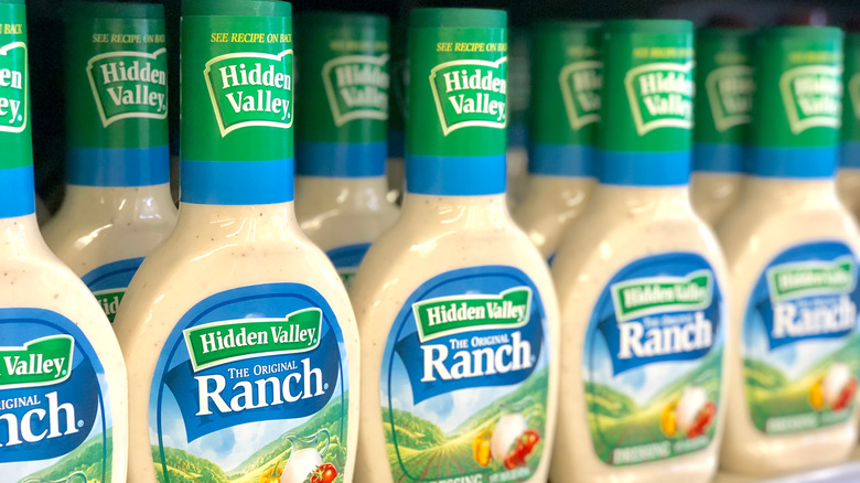 Hidden Valley ranch dressing bottles 