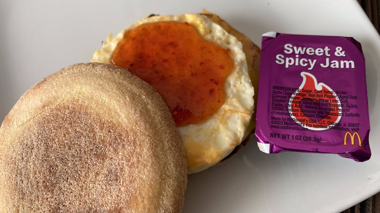 McDonald's Sweet & Spicy Jam packet