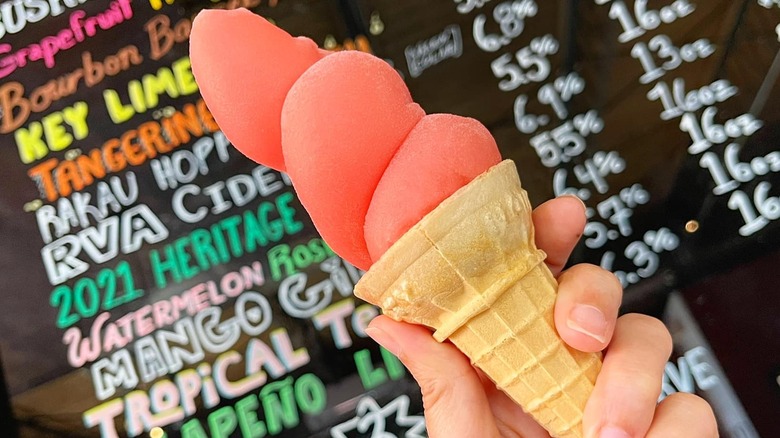 Soft serve hard cider
