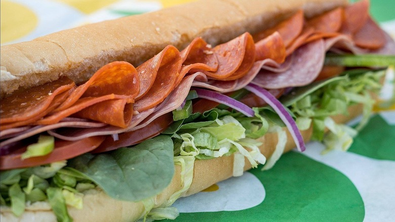 Subway sandwich