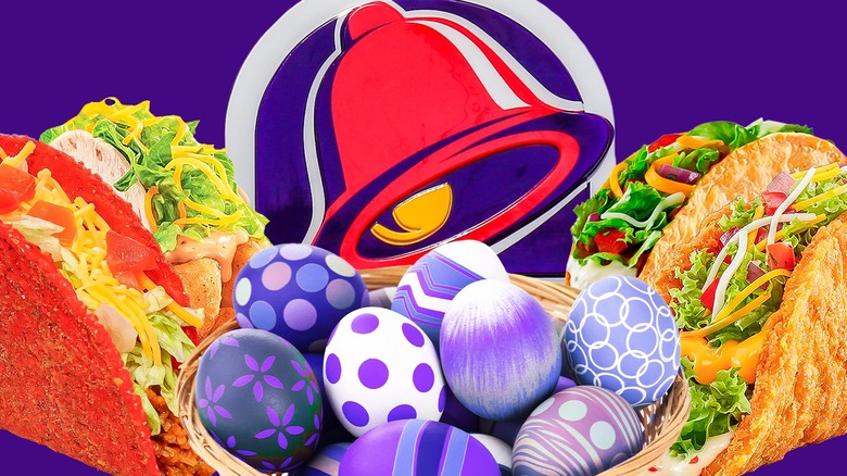 Taco Bell with Easter eggs