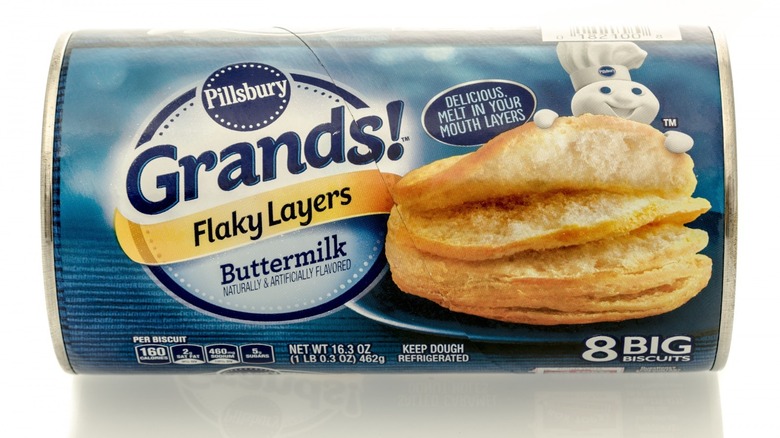 A can of Pillsbury biscuits
