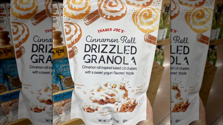 Trader Joe's Cinnamon Roll Drizzled Granola