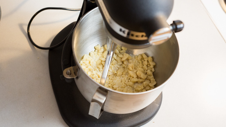 almond paste in stand mixer
