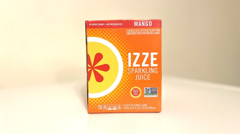 mango izze fizzy drink box