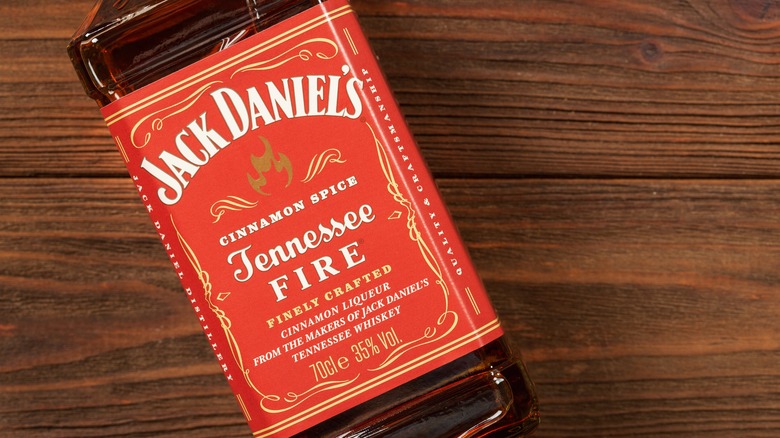 Bottle of Jack Daniel's Tennessee Fire