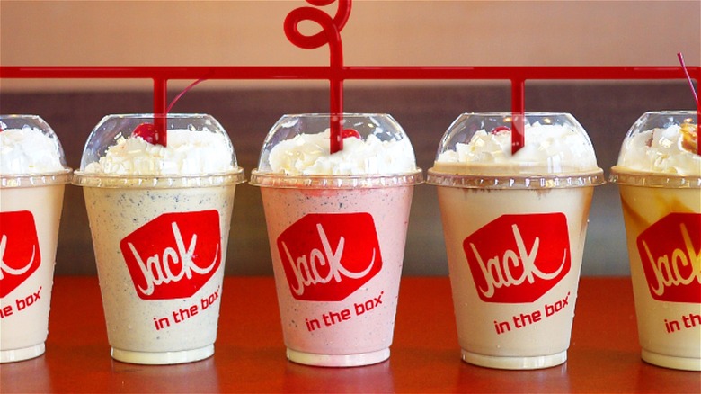 Jack in the box milkshakes