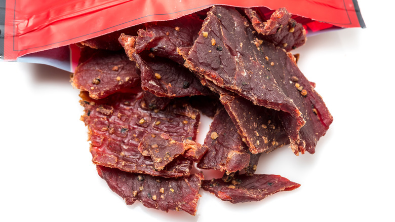 bagged beef jerky