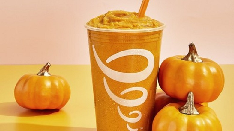 a pumpkin smash smoothie