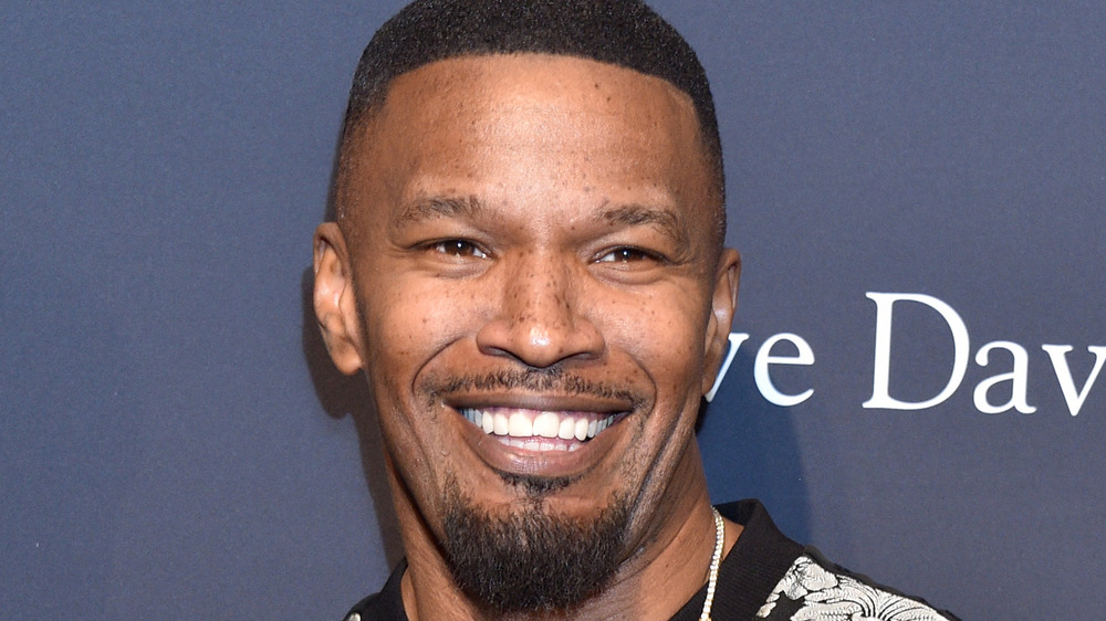 Jamie Foxx smiling big