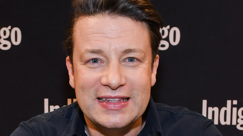 Jamie Oliver smiling