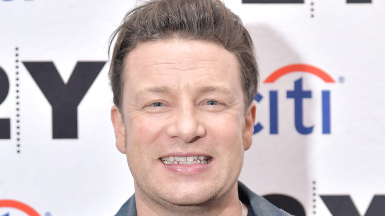 Jamie Oliver smiling