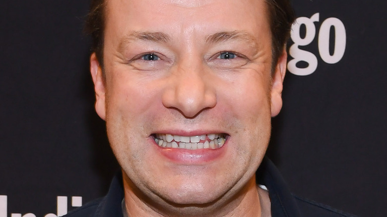 Jamie Oliver smiling