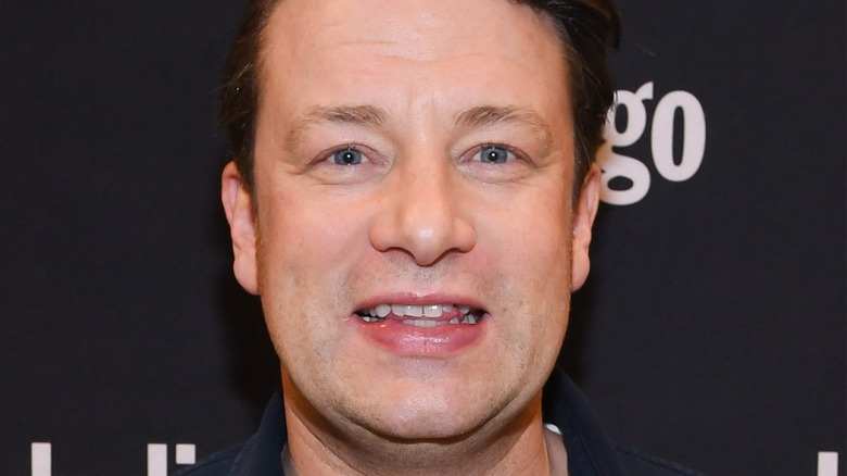 Jamie Oliver smiling at camera