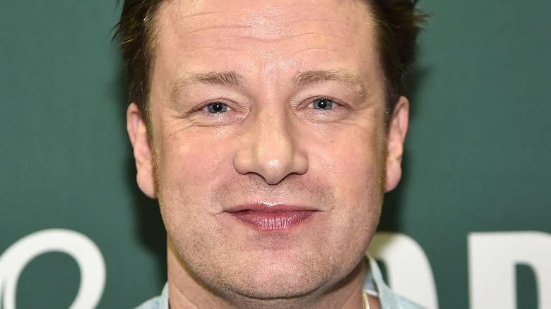 Jamie Oliver smiling