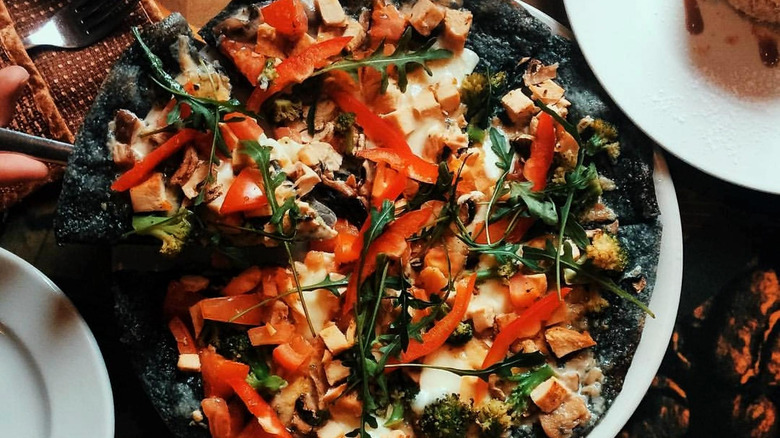 squid ink pizza