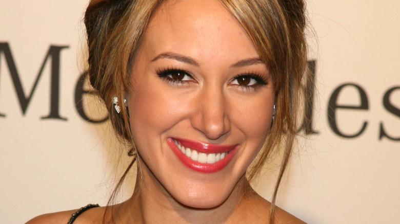 Haylie Duff smiling