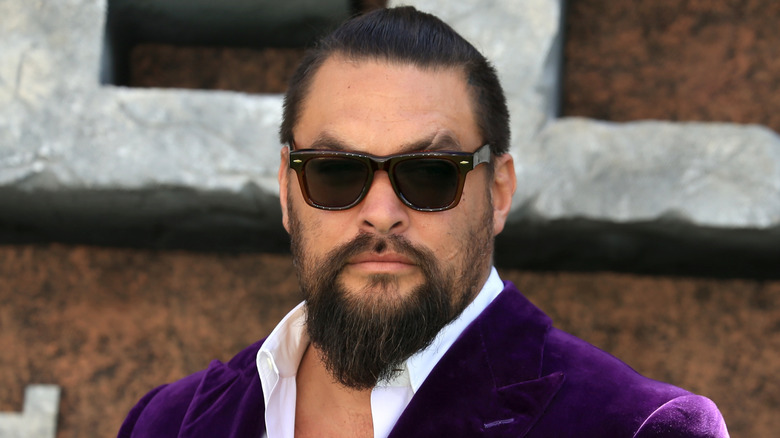 Jason Momoa on red carpet