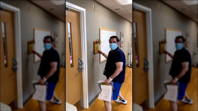 Screen grab of Jeff Mauro's brother from his Instagram