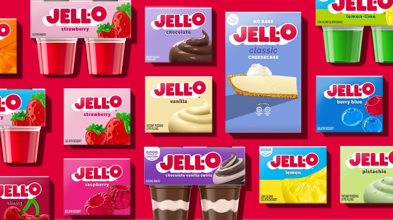 Jell-O's new logo and packaging
