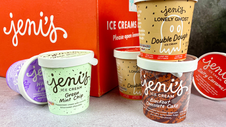 Pints of Jeni's Ice Cream