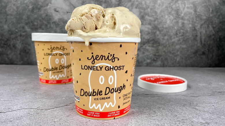 Jeni's Lonely Ghost Double Dough Ice Cream pint