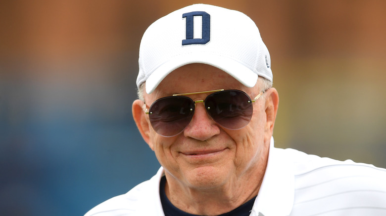 Jerry Jones close-up