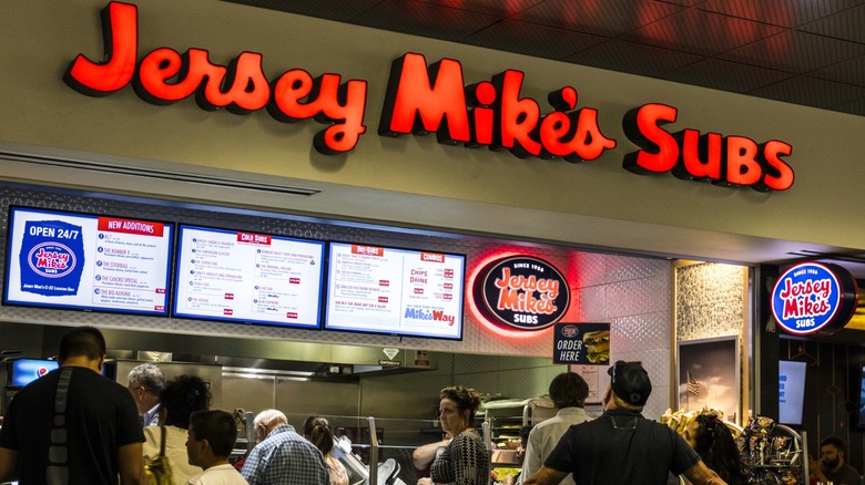 customers in line at Jersey Mike's