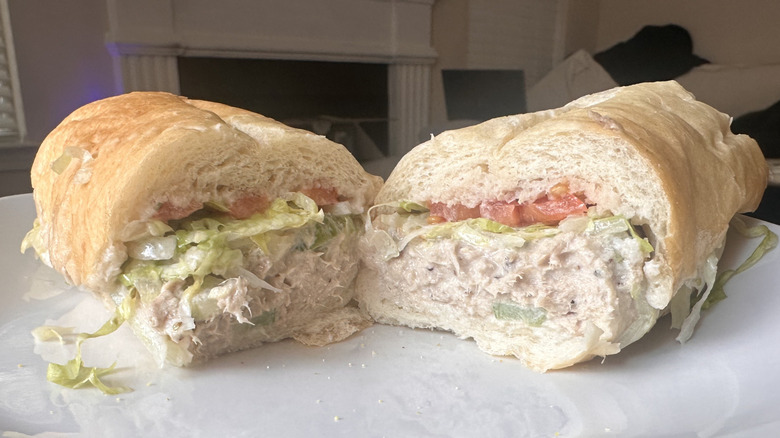 Tuna salad sandwich from Jersey Mike's