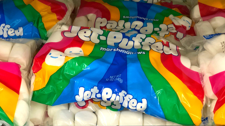 bag of Jet-Puffed marshmallows 