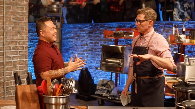 Food Network chefs Jet Tila and Bobby Flay