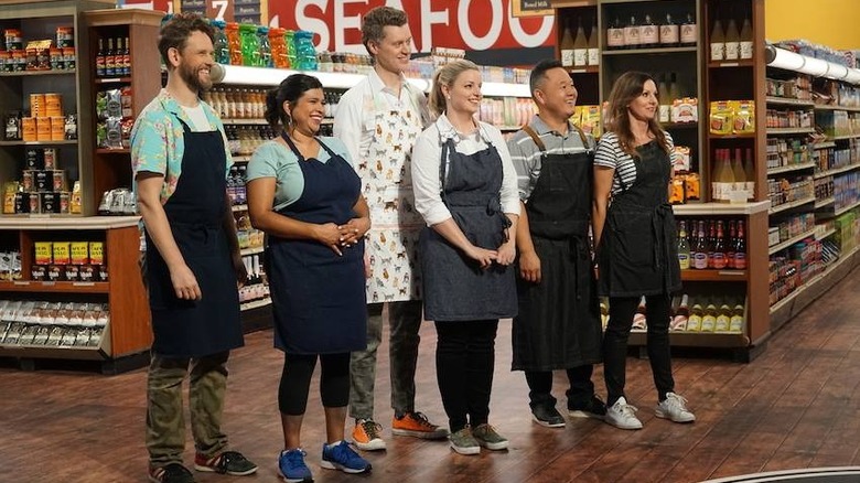 Chef Jet Tila competes on Guy's Grocery Games