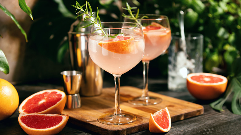 Bartender making a cocktail