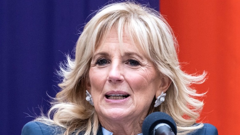 Jill Biden closeup