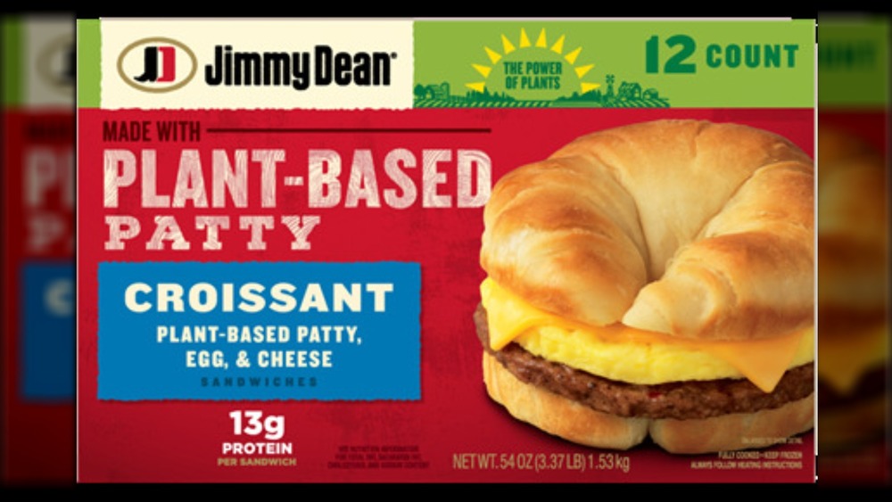 Jimmy Dean vegetarian breakfast sandwich