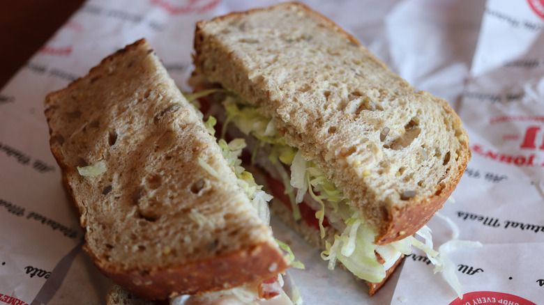 Jimmy John's sandwich closeup