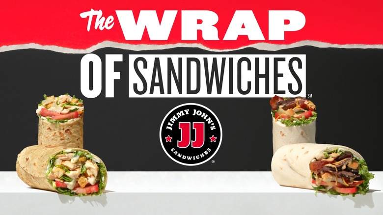 Jimmy John's wrap advertisement