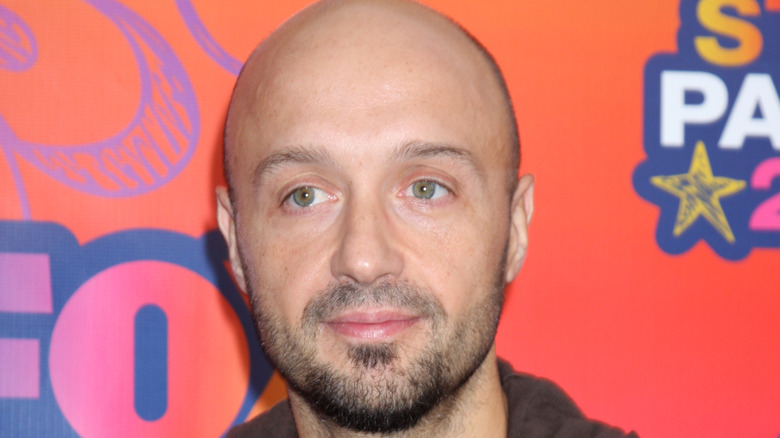 Close up of Joe Bastianich's face