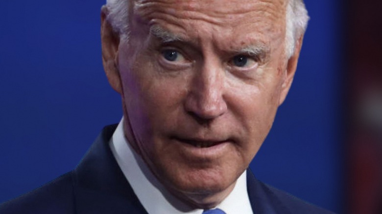 Joe Biden raised eyebrow