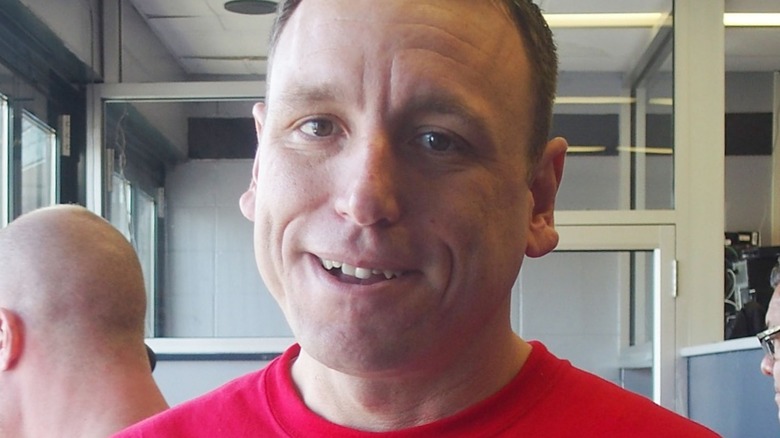 Joey Chestnut smiling