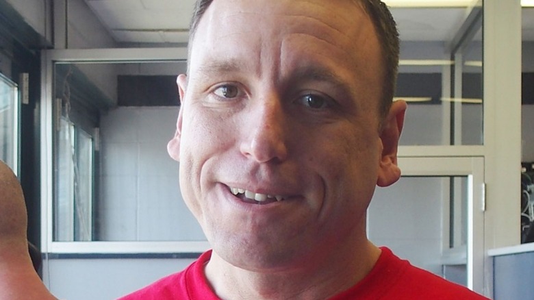 Joey Chestnut smiling