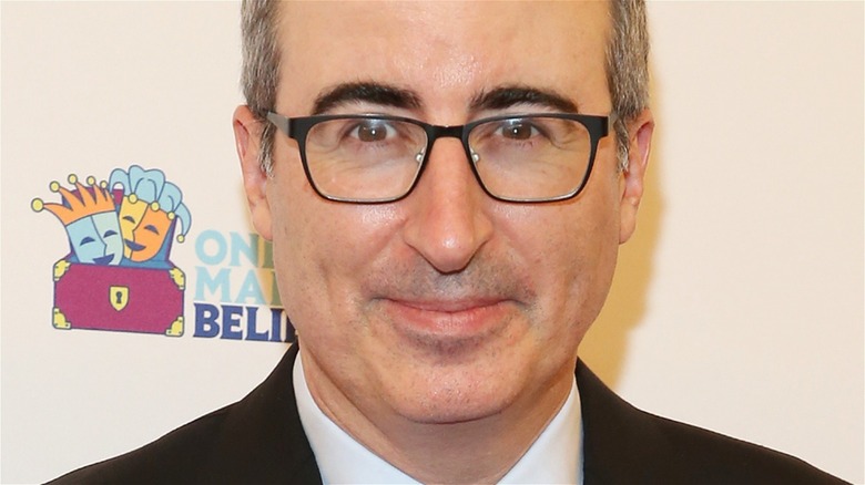 Comedian John Oliver close up