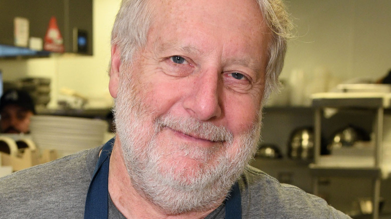 Jonathan Waxman standing in kitchen