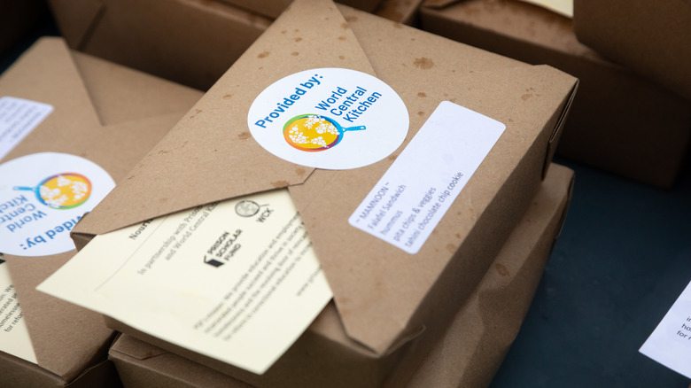 World Central Kitchen boxed meal