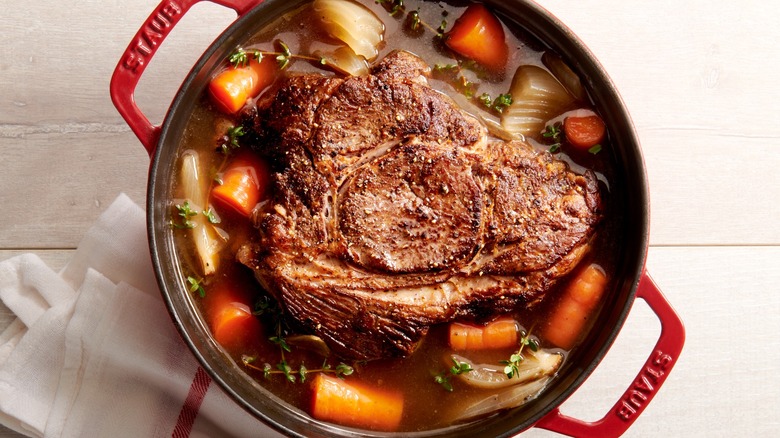 Joshua Weissman's Mom's Pot Roast Recipe