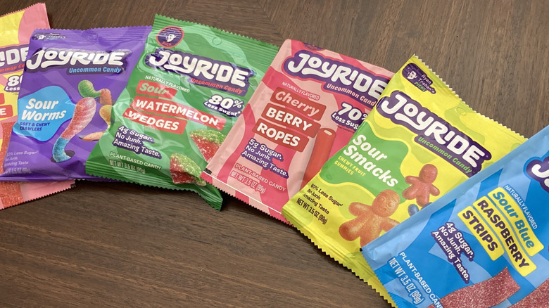 array of Joyride Sweets candies