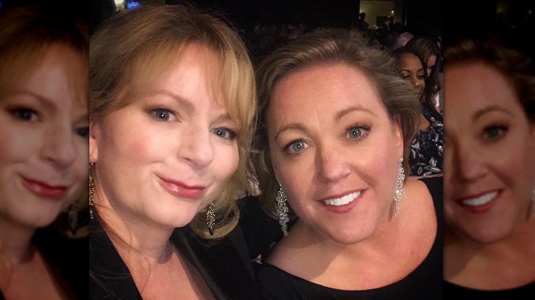 Bridget Lancaster and Julia Collin Davison smiling together