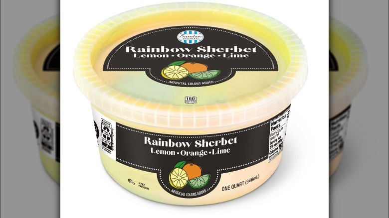 Sundae Shoppe Rainbow Sherbet Quart