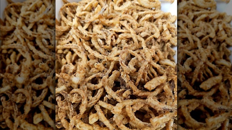 Pile of tobacco onions