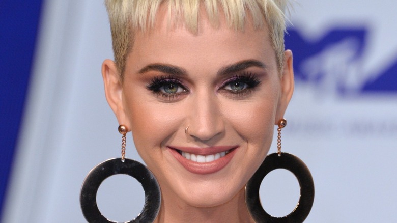 Katy Perry with dangly earrings
